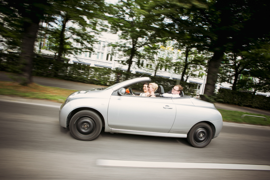 Fotografie während der Fahrt
