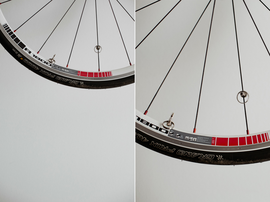 Fahrrad und Hochzeitsringe