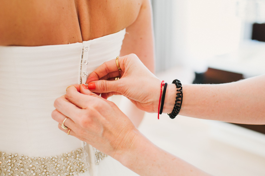 Brautkleid Getting Ready