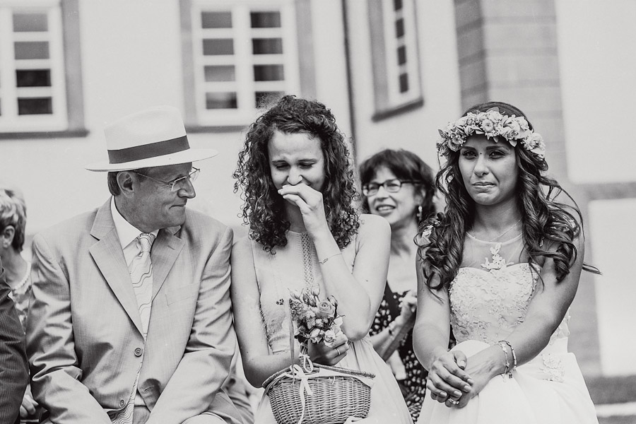 Trauung Hochzeitsgäste Emotionen