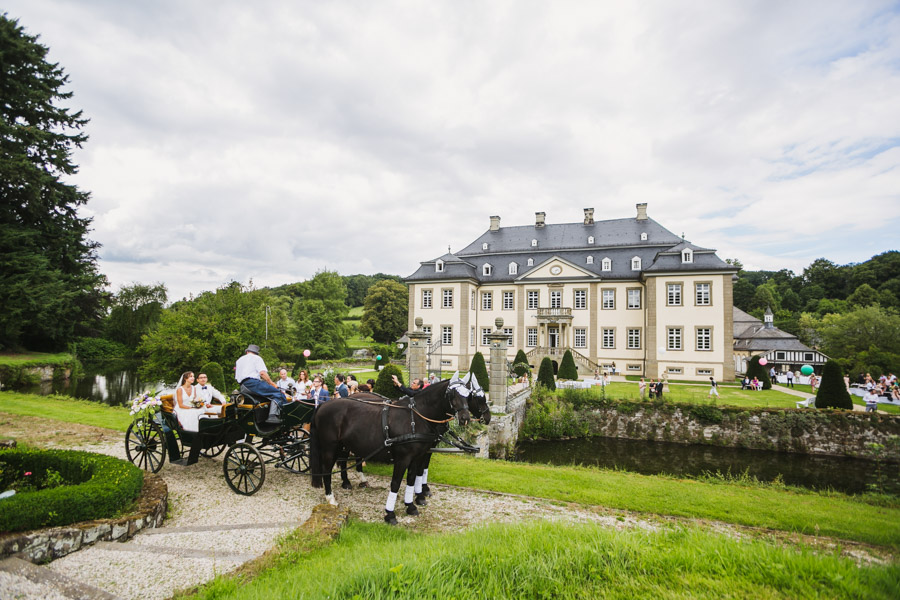 Hochzeit Schloss Kutsche