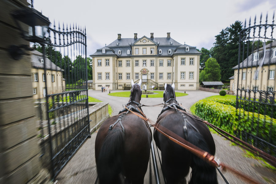Hochzeit Schloss Kutsche