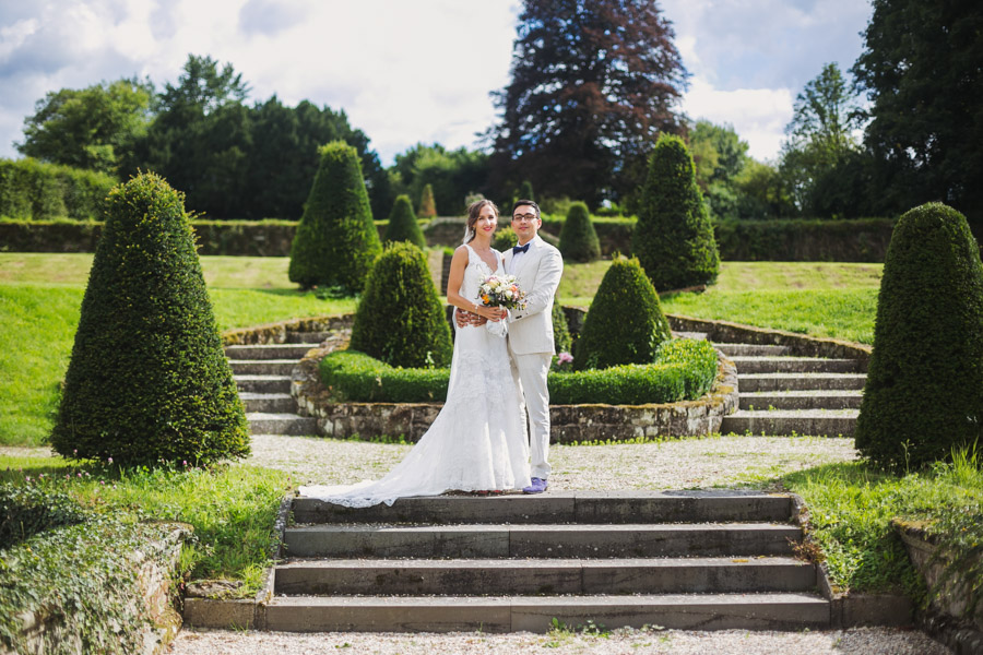 Hochzeit Brautpaarshooting Schlossgarten