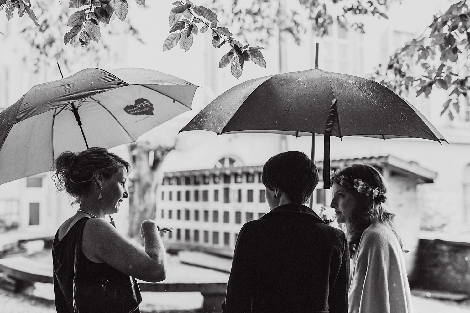 Hochzeit Regenschirme