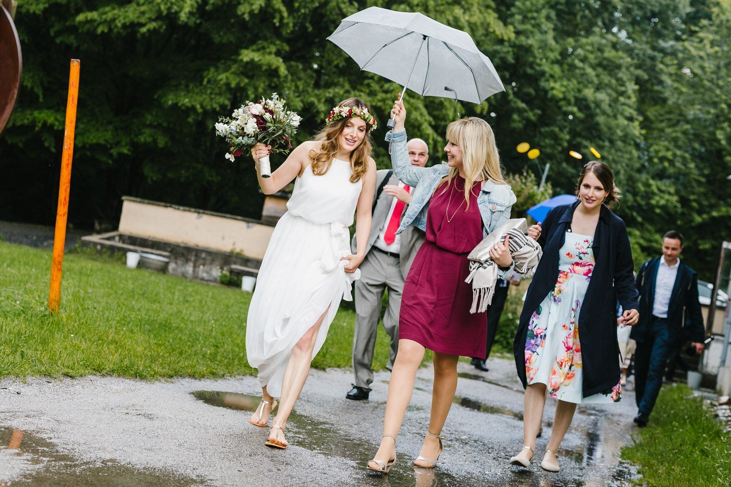Braut Regenschirm